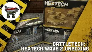 Battletech: Gale Force 9 HexTech Wave 2 Terrain Unboxing & Review