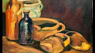 Vinnie's Crocks and Pots or Paint Vincent Van Gogh's Still life with Ginger Cook