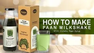 How to Make Paan Milkshake with Gulabs Paan Syrup | Gulabs