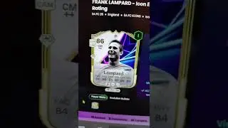 FRANK LAMPARD 🏴󠁧󠁢󠁥󠁮󠁧󠁿 ON THIS DAY ICON ✅ #franklampard #lampard #icon #iconsbc #fc25 #eafc #fut25