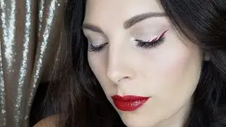 Candy Cane Eyeliner with LipSense
