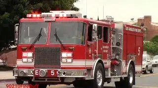 LAFD Engine 5 Responding