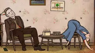 an escape room game where you have to solve a murder (Rusty Lake Birthday)