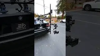ASMR Camera Car Rig Setup 🎥 do you trust car Rig with suction cups? #youtubeshorts #automobile