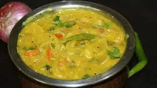 வெங்காய பூரி மசாலா | Onion Poori Masala Recipe in Tamil | Poori Masala Without Potato | Side dish