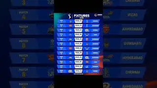 Ipl 12 Matches Fixtures #ipl #rcb #csk #viratkohli #msdhoni #shorts #cricket