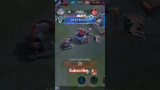 ALPHA + Hanabi GAME OVER #mobilelegends #mlbb #mlbbshorts #alpha #moba5v5 #mlbbhighlights #edith