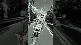 BMW R nineT Scrambler Rev & Ride | Black & White ASMR | Raw Engine Sound
