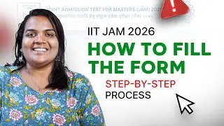 How to fill IIT JAM 2026 without mistakes? | Explained in Malayalam