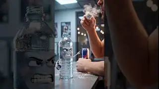Man vs Red bull battle 😨👿 #respect #redbull #shortsfeed #meme #information