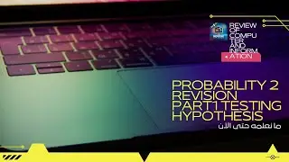 Probability 2  revision part1 Testing Hypothesis