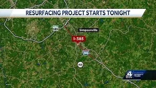 South Carolina interstate resurfacing
