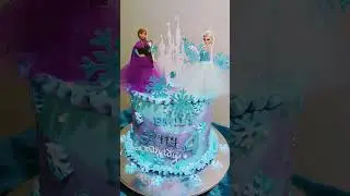 Frozen Elsa and Anna cake design