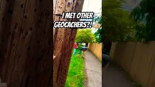 I met Geocachers looking for the SAME GEOCACHE AS ME! Has this ever happened to you?! 👀