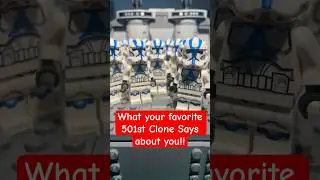 What your favorite Lego 501st clone trooper says about you!! #clonetrooper #lego #lego501st #clones