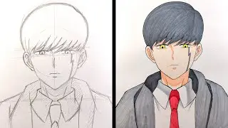 How to Draw Mash Burnedead - Mashle Magic and Muscles
