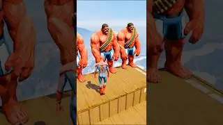 GTA 5 Epic Water Ragdolls Spiderman Jump/Fails Ep 1811 #shorts