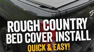 How to Install a Rough Country Hard Trifold Bed Cover | GMC Sierra 1500 / Chevy Silverado (2019-Now)