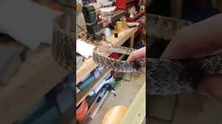 How to make a rattlesnake hat band