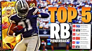 THE TOP 5 *POWER BACKS* IN MADDEN 21 ULTIMATE TEAM!!