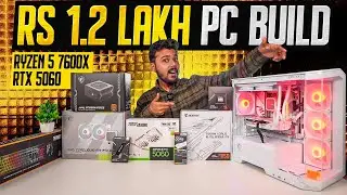 Rs 1.2 Lakh PC Build | Ryzen 5 7600X + RTX 5060 🔥