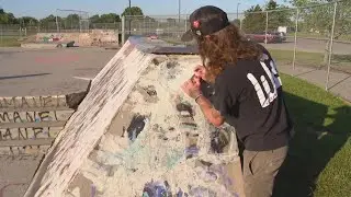 Artists and skaters come together to clean up Lawrence skate park I IN Lawrence