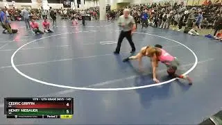 145 Lbs Champ. Round 2 - Cedric Griffin, NC Vs Henry Niebauer, WI 79a9