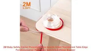 2M Baby Safety Corner Protection Strip Guards Infant Transparent Table Edge Furniture Corner Protec