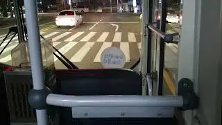 서금지구대.금사역 🔜 협진태양맨션까지 주행영상( 세익여객 183번버스 막차 )