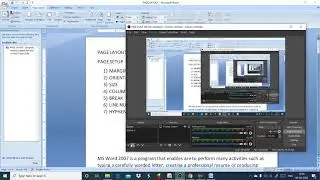 Bcom II Sem ,Computer Application in Business ,Page Layout tab