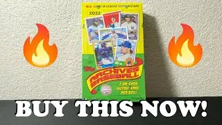 THIS BOX WAS LOADED! NEW RELEASE! | 2022 Topps Archives Baseball Hobby Box