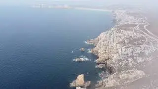 Drone,vol &agrave; la pointe de pen-hir,Finist&egrave;re, Bretagne.