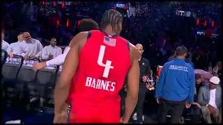 Scottie Barnes Hits The Game-Winner for Team USA Stars
