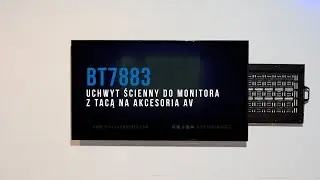 B-Tech AV Mounts BT7883 Uchwyt ścienny do monitora z wysuwaną szufladą na akcesoria AV