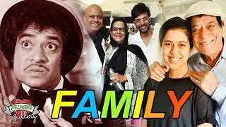 Jagdeep (RIP) Family With Parents, Wife, Son & Daughter