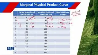 Marginal Physical Production Curve | Agricultural Economics | ECO608_Topic060