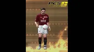 PES6 - AC TORINO ⚪🔴 JERSEY/KITS #football #retrogaming #fifa #torinofc