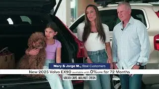 Start the new year in a 2025 Volvo EX90 and get 0% APR financing at Volvo Cars Walnut Creek