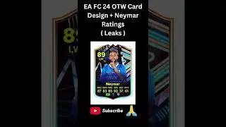 🎁👑 EA FC 24 NEW OTW Cards Design + Messi and Neymar OTW Cards Rating