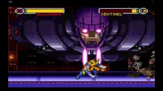 X-Men Mutant Apocalypse Episode 1 SNES gameplay SGT EMU 