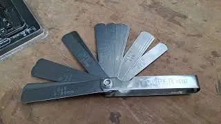 Calibrador de bujías  32 hojas Truper 
