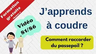 Comment raccorder du passepoil