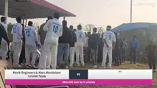 Ravik Engineers & Mars Aluminium Cricket Team vs JBGLASS live cricket match | Shri Dhirubhai Ambani
