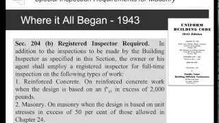 Special Inspection Requirements for Wood and Masonry: The Dos and Dont's