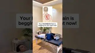 How To Fix Your Rhomboid Pain!  #backpain #physicaltherapy