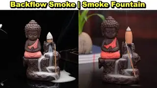 Backflow Smoke | Smoke Fountain | Smoke Waterfall Fountain | Statue For Car Dashboard #smoke