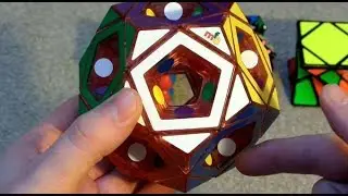 Распаковка ZCube: mf8 Ice Red Pentultimate, YJ YuanZhu Ball 3x3, QiYi Twisty Skewb и шестеренчатая дипирамида