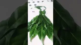 Doll made by leaves | Doll Leaves Art 🌿 #shorts #youtubeshort #leafart #crafts #diyshorts