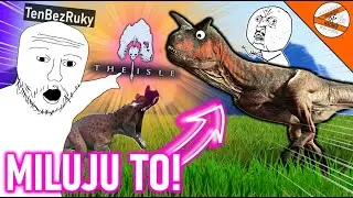 Život v THE ISLE n&aacute;m sn&iacute;žil IQ... Carnotaurus power!!! w/@TenBezRuky