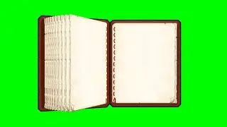 Book animation minecraft green screen ✨